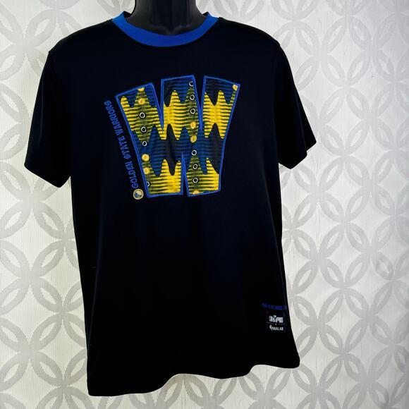 Golden State Warriors Two Hype Original 90's Team Kente Letter Tee Size M - Picture 3 of 6